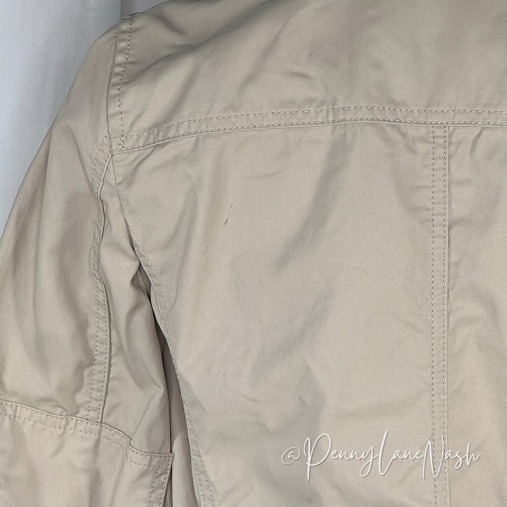 J.Crew Waxed Cotton Downtown Field Jacket XS Tan - Picture 12 of 12